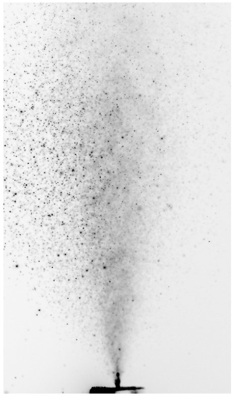 Эффект распыления на прозрачном фоне