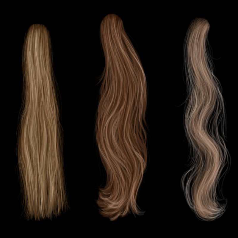 Волосы для фотошопа