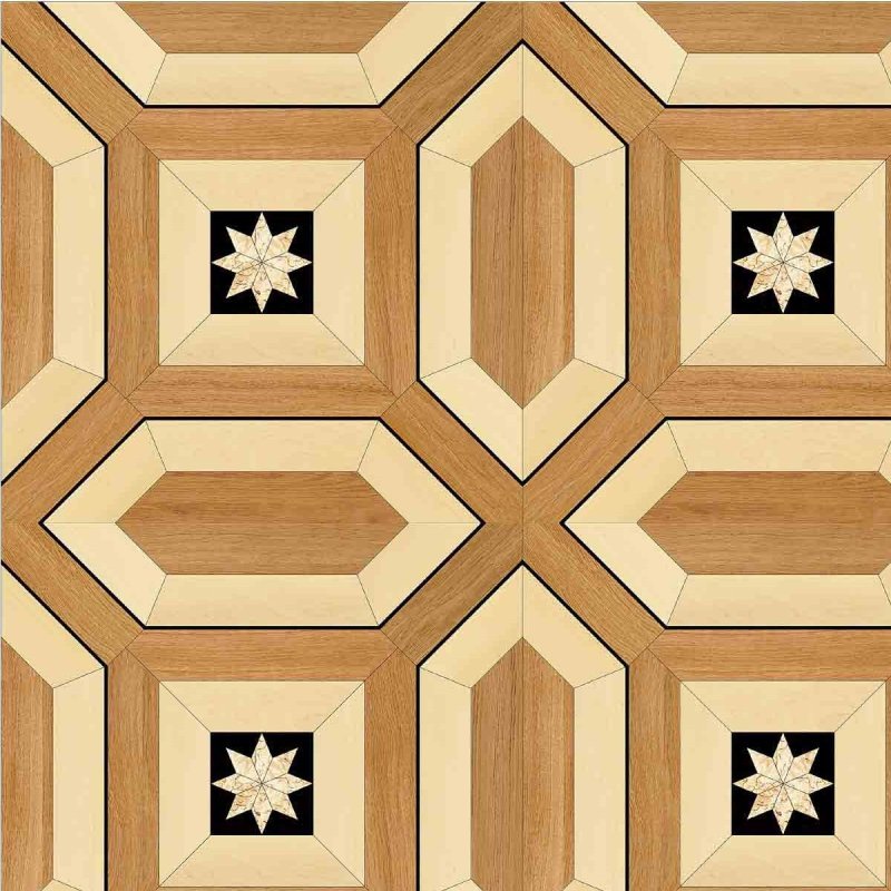 Щитовой художественный паркет