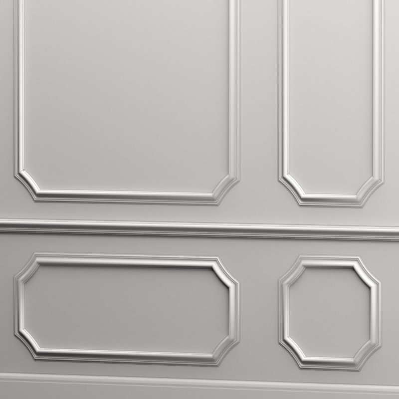 Раскладка молдингов на стене