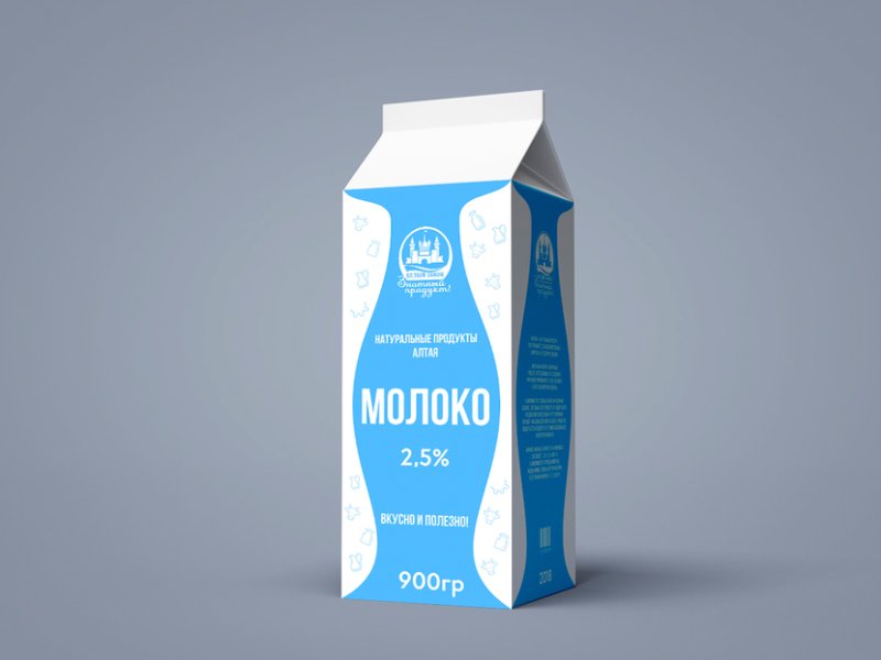 Упаковка для молока Пюр пак