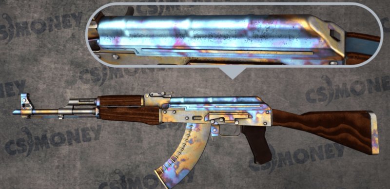 Case hardened AK-47 661
