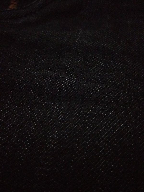 Черная джинса ткань