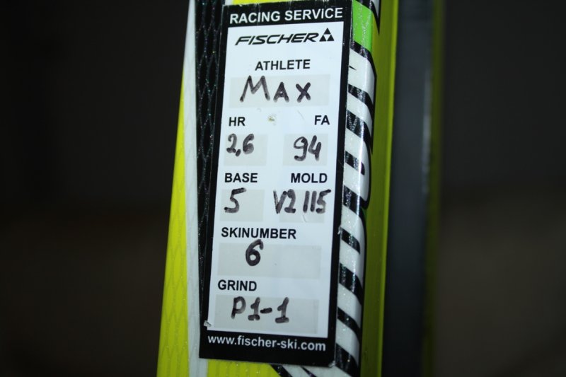 Таблица маркировка лыж Фишер Фишер
