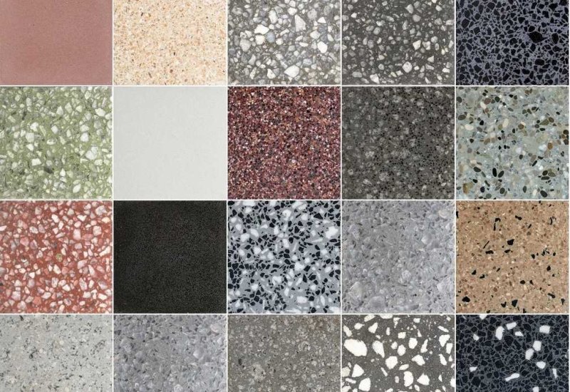 Мозаичные полы терраццо