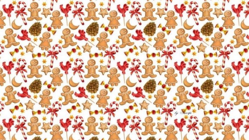 Бумага для скрапбукинга Новогодняя