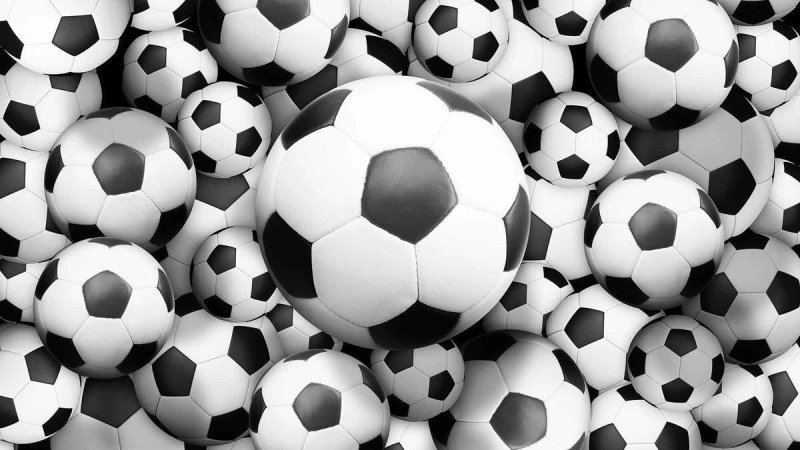 Текстура футбольного мяча