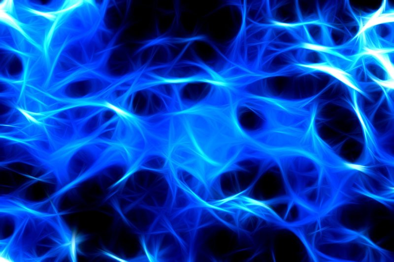 Синий неон