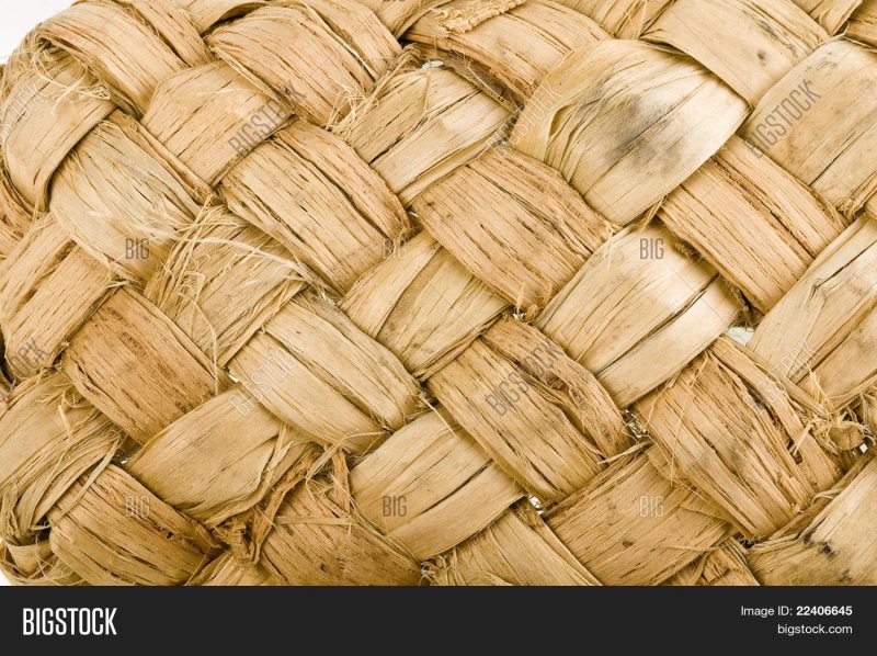 Фактура плетения из бересты