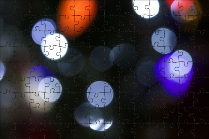 Цветные блики