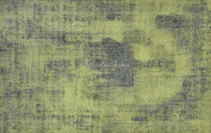 Ковер с зелеными разводами