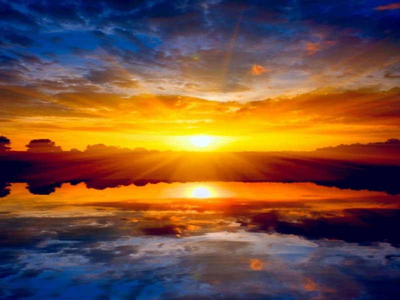 Красивый рассвет