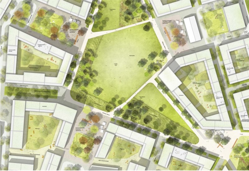 Парк Navy Yards Central Green генеральный план