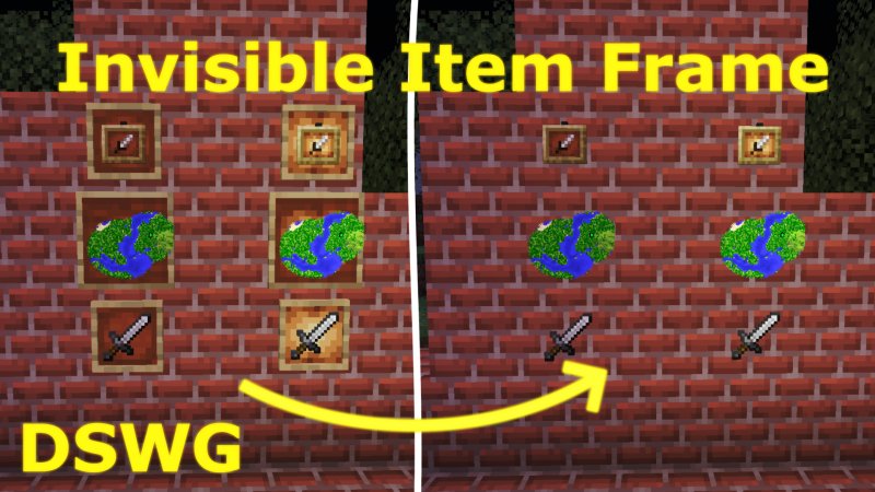 Invisible item frames 1.20.1