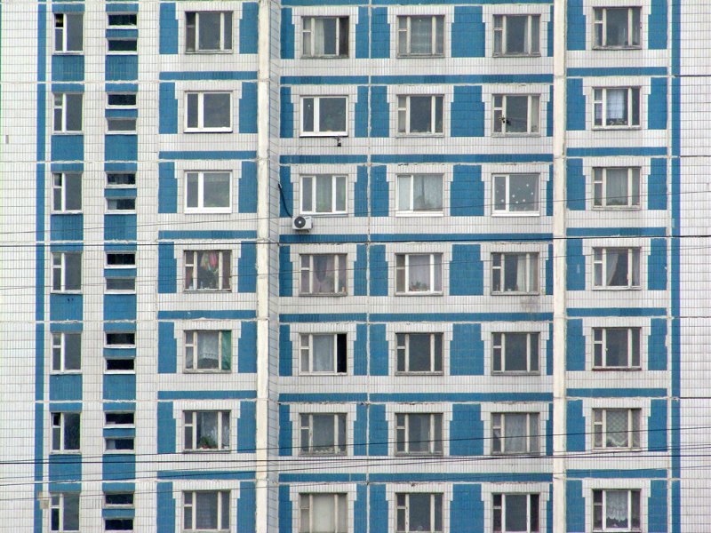 Фасад панельного дома