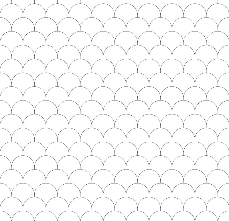 Плитка чешуя