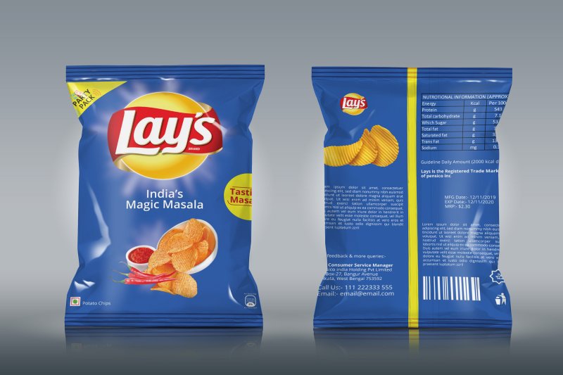 Упаковка чипсов Лейс