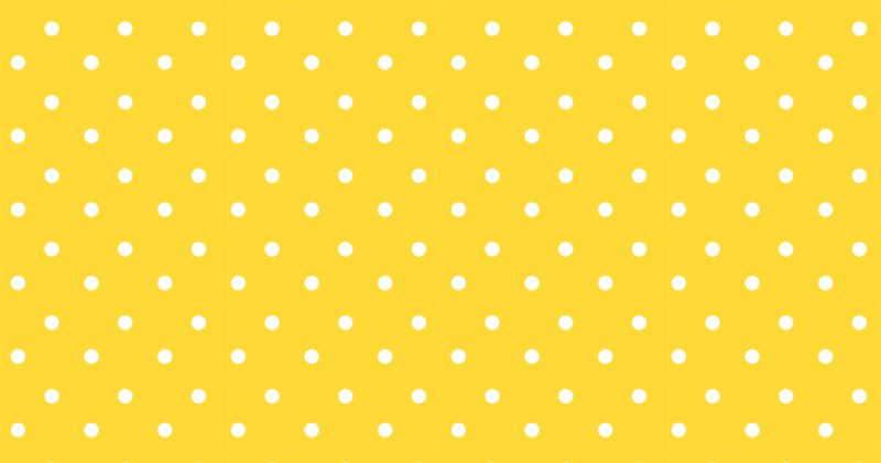 Желтый фон в белый горошек