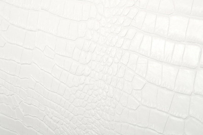 Крокодил белый кожа ПВХ 702-52