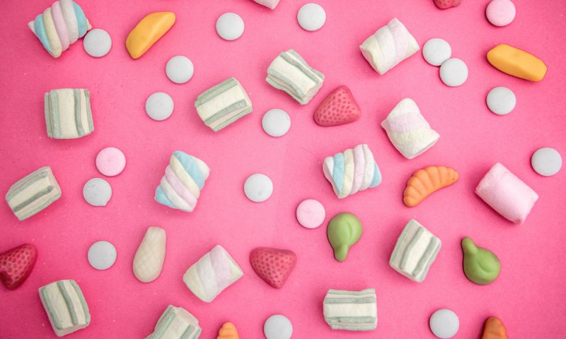 Маршмеллоу фон