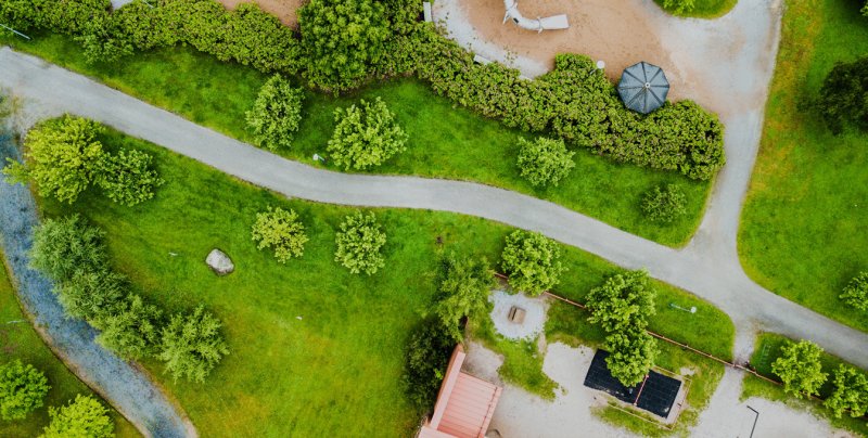 Ландшафт вид сверху