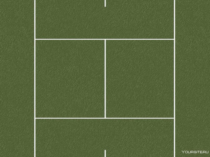 Поле тенниса сверху