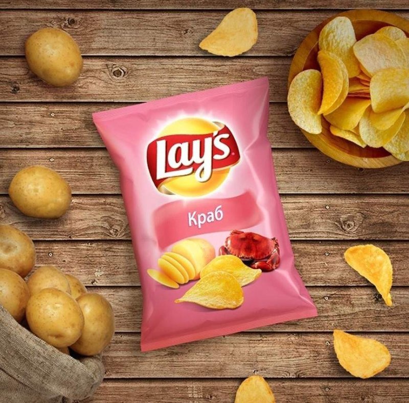 Чипсы Лейс 225 краб
