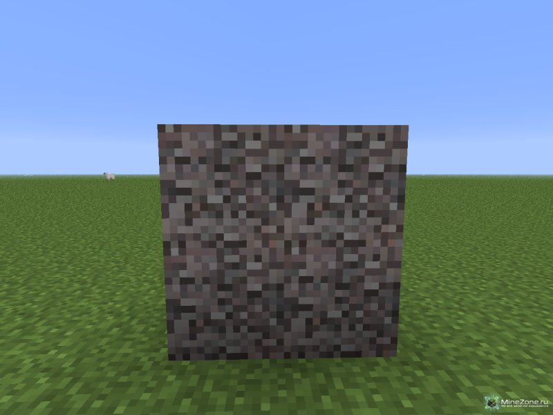 Гравий майнкрафт блок