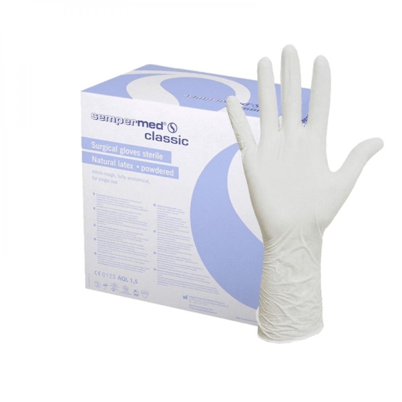 Перчатки стерильные хирургические 7.5 СТЕРИМАКС
