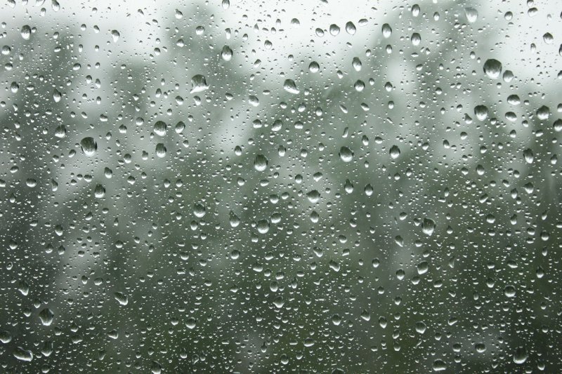 Капли на стекле