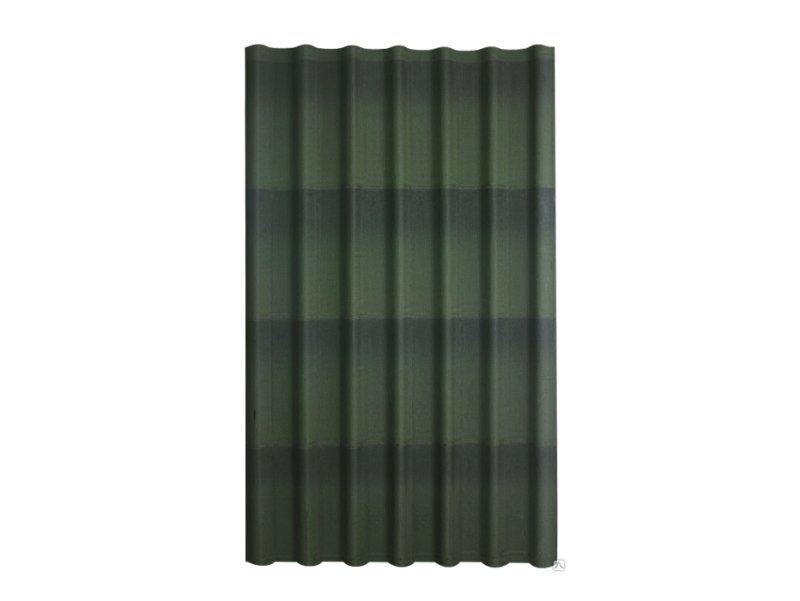 Ондулин черепица 0,95х1,95м, зеленая