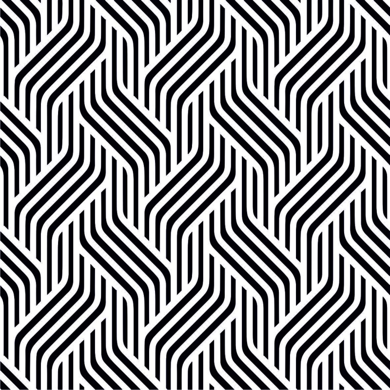 Геометрический узор черно белый