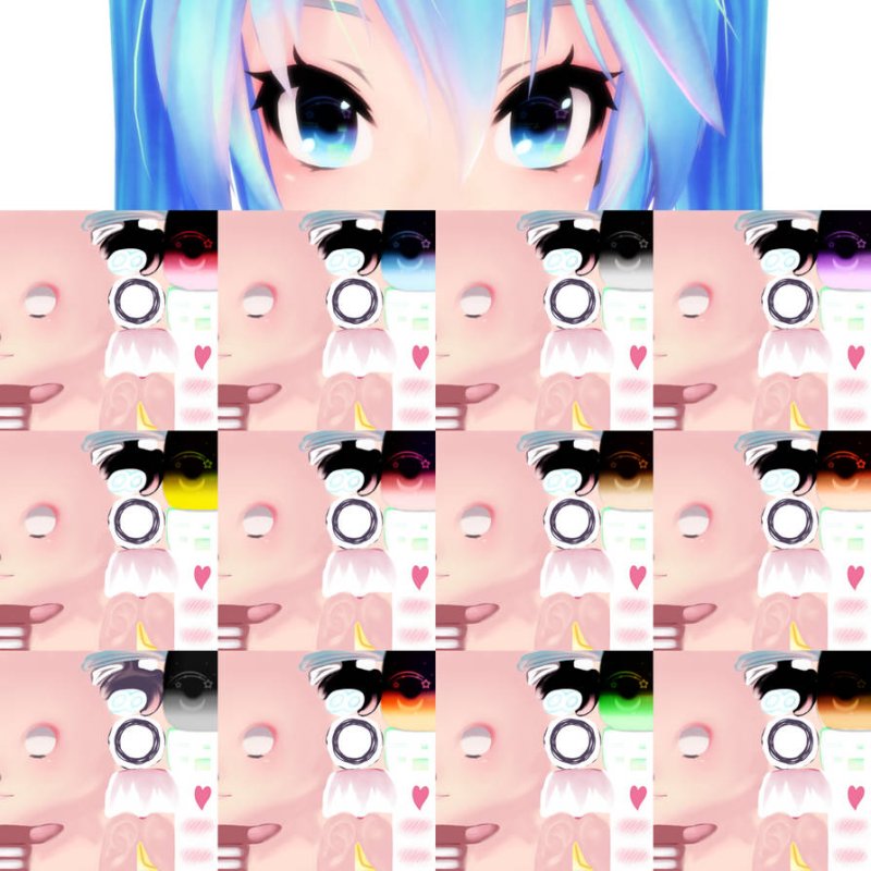 MMD TDA Eye texture