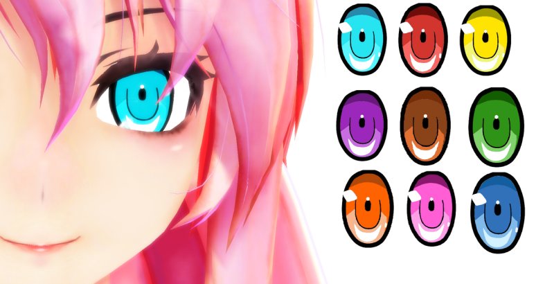 Аниме глаза для текстурок