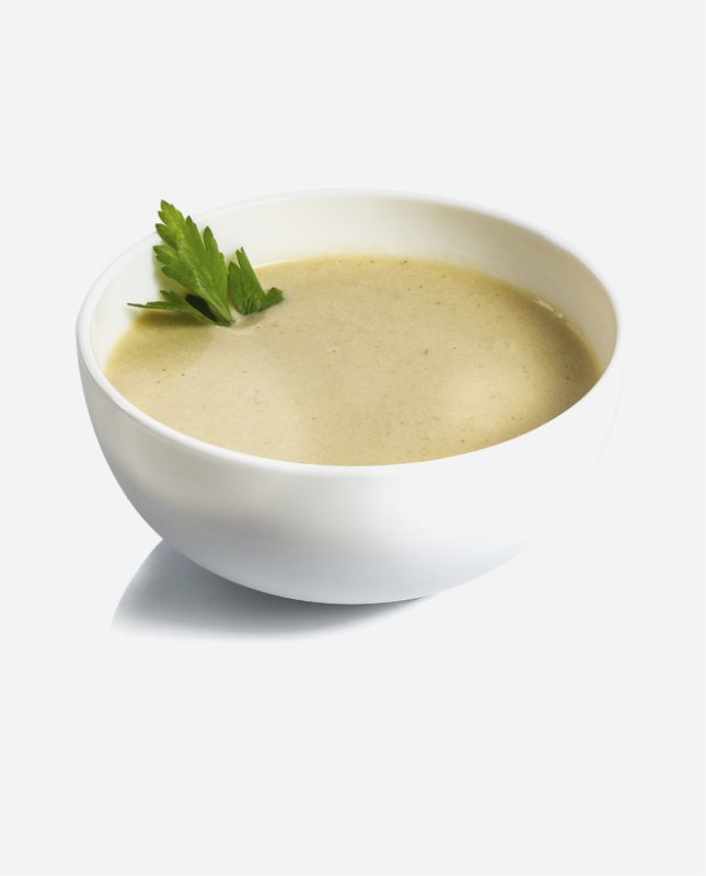 Крем суп с лососем
