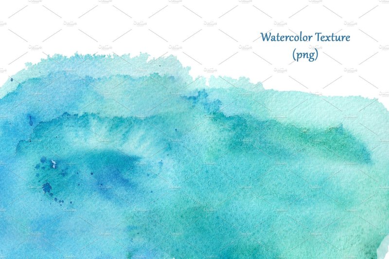 Акварельный морской фон