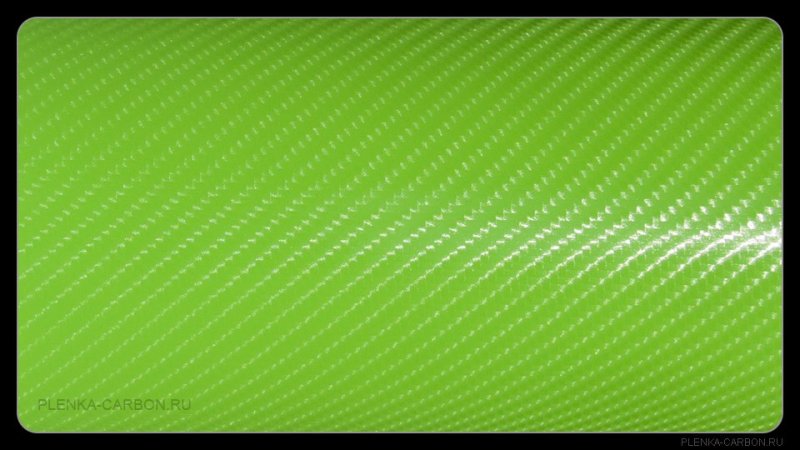 Карбоновая пленка зеленый цвет