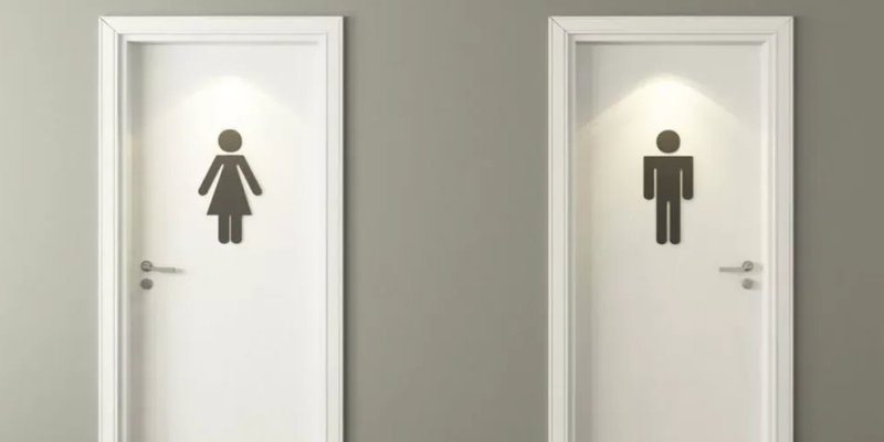 Дверь в туалет