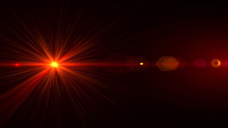 Lens Flare анаморф