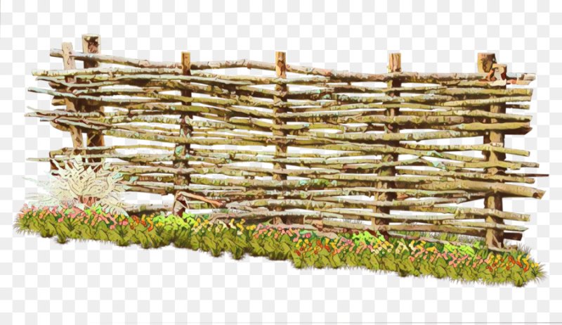 Плетеный забор