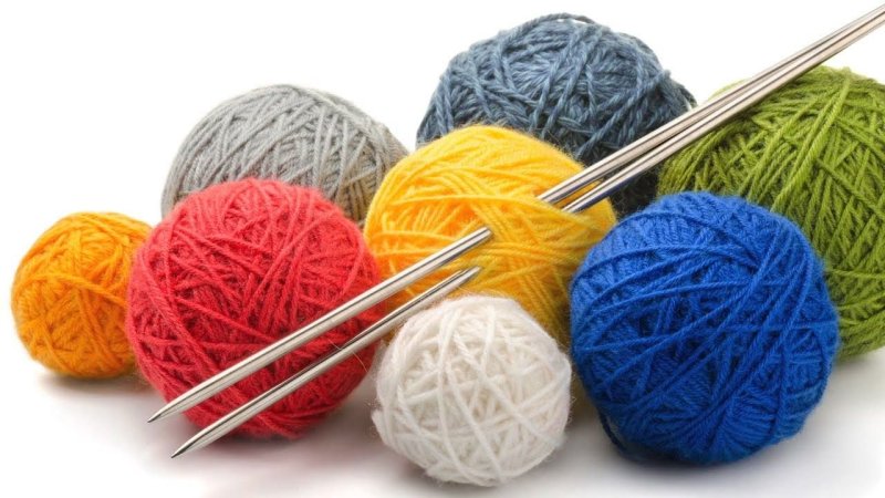 Нитки для вязания спицами