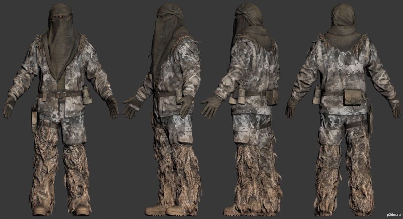 DAYZ сталкер костюмы