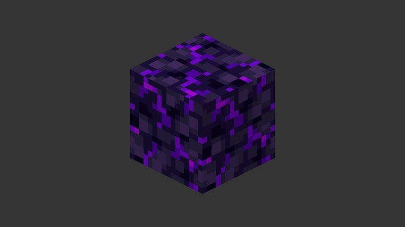 Блок обсидиана майнкрафт