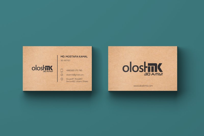 Mockup визитки