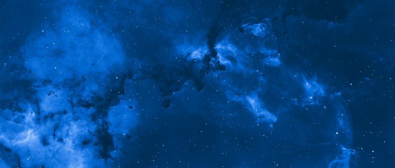 Синий фон космос