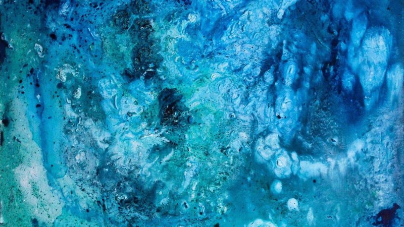 Синий мрамор