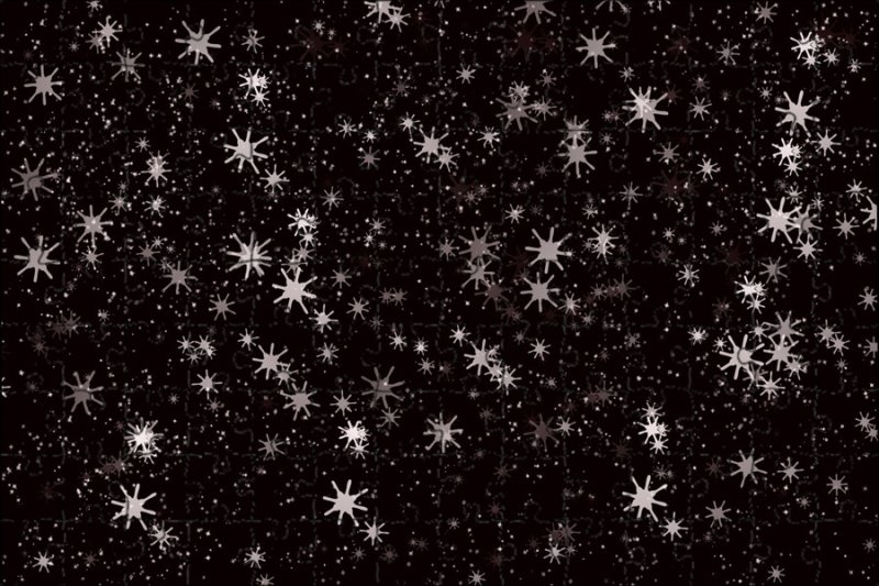 Снежинки мелкие