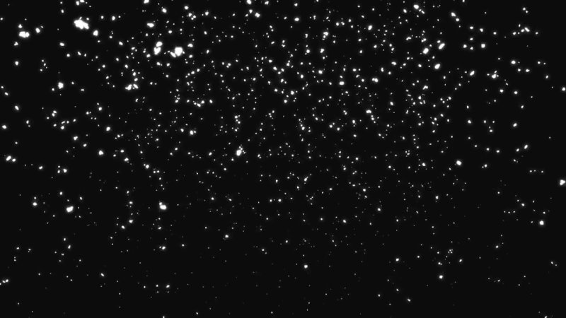 Снег на черном фоне