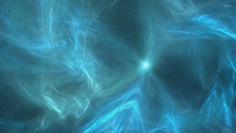 Сине голубая абстракция