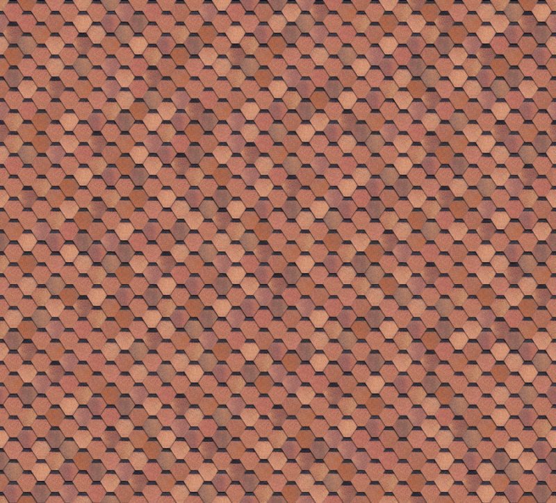 Шинглас кадриль Соната коричневый